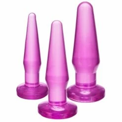 Brand new ๐ Bondara&Sex Set Of 3 Training Butt Plugs - Purple ๐