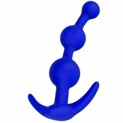 Best Pirce 😍 Bondara Blue Silicone Anchor Anal Beads ? 5 Inch 💯