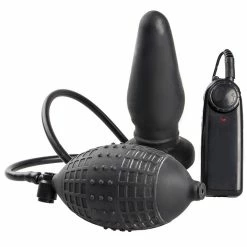 Cheapest ๐ Bondara Latex Ultimate Inflatable Vibrating Butt Plug ? 5.5 Inch ๐