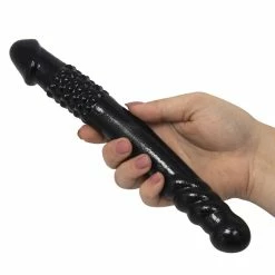 Budget 🎉 Bondara Black Textured Double Sided Dildo - 10 Inch ✨ -Sex Toys Sales Store unnamed file 352