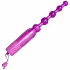 Discount 👏 Bondara Purple Glitter Vibrating Anal Beads 😉