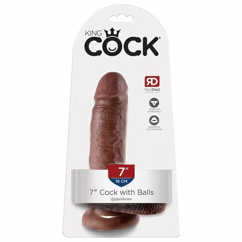 Outlet 😍 Pipedream King Cock Dark Tone Ballsy Dildo - 7, 9 Or 10 Inch 💯 11 Outlet 😍 Pipedream King Cock Dark Tone Ballsy Dildo - 7, 9 Or 10 Inch 💯 - Image 9