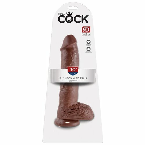 Outlet 😍 Pipedream King Cock Dark Tone Ballsy Dildo - 7, 9 Or 10 Inch 💯 14 Outlet 😍 Pipedream King Cock Dark Tone Ballsy Dildo - 7, 9 Or 10 Inch 💯 - Image 12