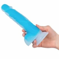 Hot Sale 😉 Bondara Illumi-Naughty Blue Glow In The Dark Dildo - 8 Inch 😀 -Sex Toys Sales Store unnamed file 618