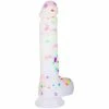 Hot Sale 🛒 Bondara Confetti Cannon Glow In The Dark Dildo - 8 Inch ⌛ -Sex Toys Sales Store unnamed file 666