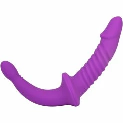 Discount 🎉 Bondara Unicorn Purple Silicone Double Strapless Strap-On 🎁