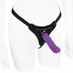 Wholesale 🎁 Bondara Purple 10 Function Dildo With Strap-On Harness ? 7 Inch ⭐