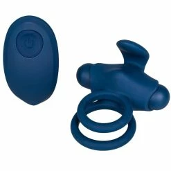 Flash Sale 🔥 Bondara Tandem 10 Function Remote Vibrating Double Cock Ring 🔥