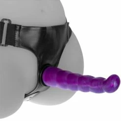 Deals 😉 Bondara&Sex Feeling Horny Purple Double Strap-On - 7 Inch ✨