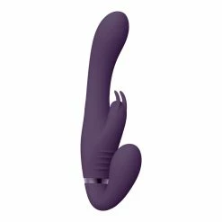 Cheapest 🥰 Bondara&Sex VIVE Suki 30 Function Rechargeable Rabbit Strapless Strap-On ❤️