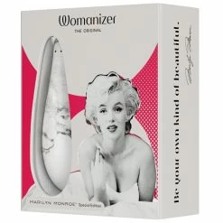 Cheapest 😍 Womanizer Marilyn Monroe White Marble 10 Function Clitoral Stimulator 💯