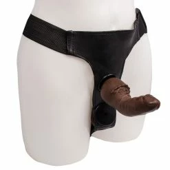 Brand new 🔥 Bondara&Sex Love Stick Dark Tone Double Strap-On ? 6 Inch ✔️