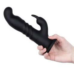 Buy ⭐ Bondara Black 10 Function Rotating G-Spot Rabbit Dildo ? 8 Inch 🛒 -Sex Toys Sales Store unnamed file 878