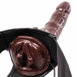 Wholesale 😀 Bondara&Sex Ultrasex Dark Tone Unisex Hollow Vibrating Strap-On ? 7 Inch ✨ -Sex Toys Sales Store unnamed file 921
